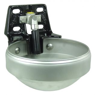 Abreuvoir en inox modèle 1200, valve en inox 3/4''