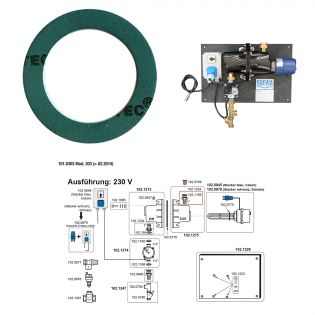 Joint d'étanchéité plat pour réchauffeur à eau Suevia