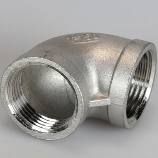 Coude 1'' en acier inoxydable femelle/femelle