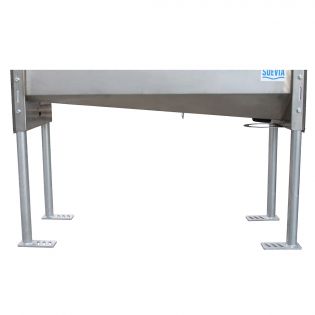 Jeu de 4 pieds pour auges à vidage Express Suevia