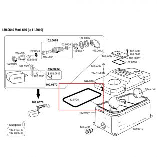 Joint d'étanchéité pour abreuvoir Thermo-Source 640