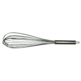 Fouet à lait en inox 18'' de long (45 cm), 10 branches