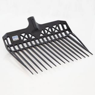Fourche à fumier économique en plastique noire