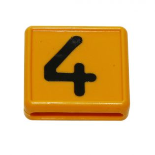 Numéro d'identification pour collier chiffre #4