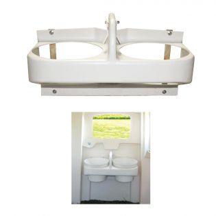 Support double à chaudière pour huches agri-plastics