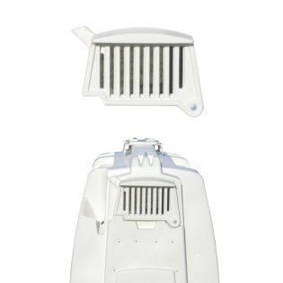 Porte arrière 3-en-1 pour huches agri-plastics