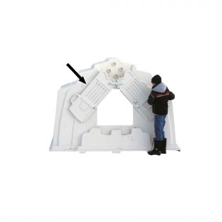 Panneau pivotant côté gauche huche de groupe