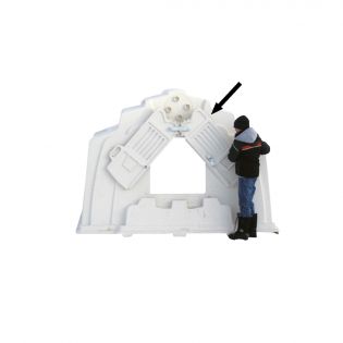 Panneau pivotant arrière côté droit huche de groupe