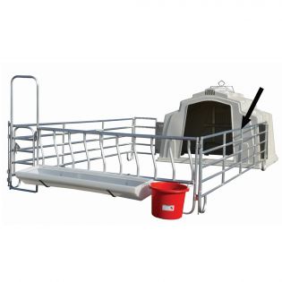 Panneau latéral d'enclos de transition agri-plastics