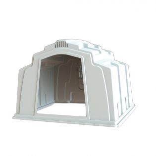 Agri-Plastics group hutch for calves