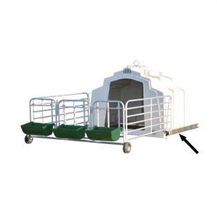 Rail côté droit pour enclos rolling pen