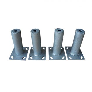 Ensemble de pattes en métal pour enclos starter pen