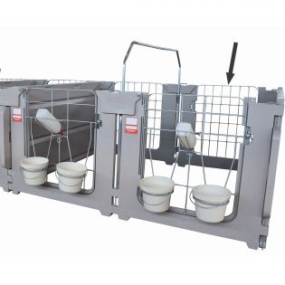 Double panneau arrière grillagé pour enclos Flex-Pen