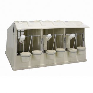 Huche à Veau Flex-Hutch, 3 Compartiments