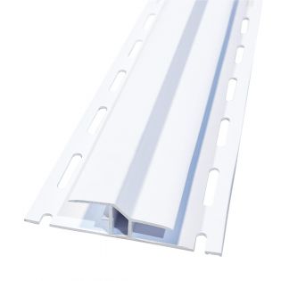 Moulure de transition en H NEXlat, PVC, blanc pur, 8’
