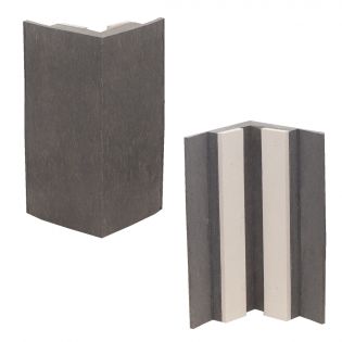 Cornière Pour Patio en Plastique Recyclé , Gris Urbain, 8''