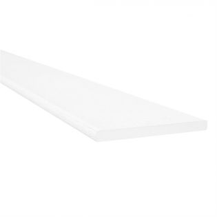 Planche de Fascia en Plastique Recyclé, Blanc