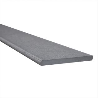 Planche de Fascia en Plastique Recyclé, Gris Urbain