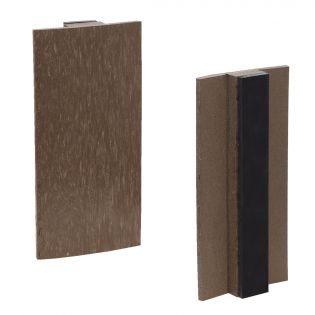 Moulure de Finition pour Joints, Brun Forestier, 8''