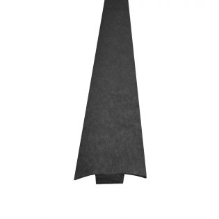 Moulure de Finition plate pour joints, Noir, 48''