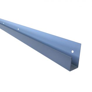Moulure en J en acier peint Gris Urbain 7/8