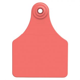 Étiquettes d'oreilles Global large pour bovin, rouge, pqt 25