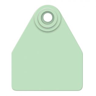 Étiquettes d'oreilles global moyen pour veaux, vert, pqt 25