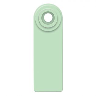 Étiquettes d'oreilles pour mouton mâle, vert, pqt de 25