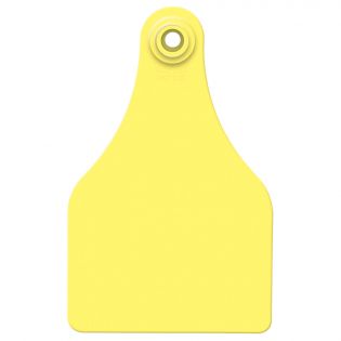 Attache femelle super maxi pour vaches, jaune vierge