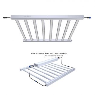 Lumière Led Growz Canopy8 pour serriculture, 660 W, 347-480V