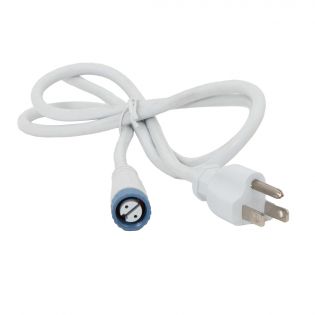 Câble d'alimentation blanc, 120 V