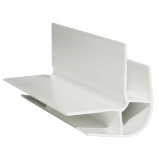 Moulure en coin double paroi