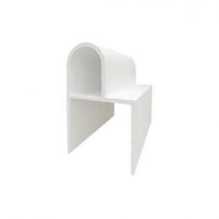 Moulure de PVC pour bout de porte Norlock 2'' x 20'