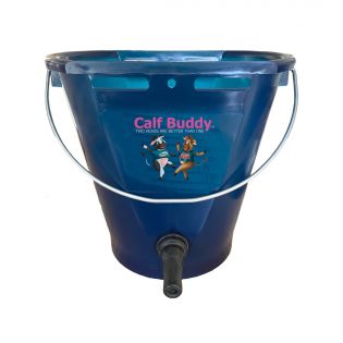 Calf Buddy feeding bucket with 1 teat, 9 L