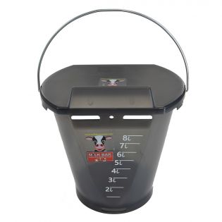 Seau pour veau Eco Bucket, semi-transparent de Milk Bar, 9 L