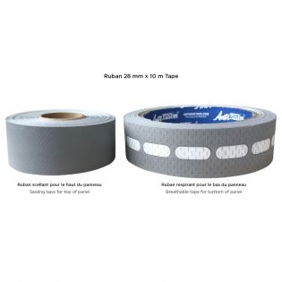 ruban adhésif micro perforé plaques polycarbonate