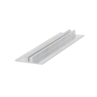Moulure Aluminium en H de base pour Multiwall 6 à 16 MM, 12'