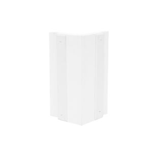 Cornière intérieure 8'' pour patio Dekavie, Blanc