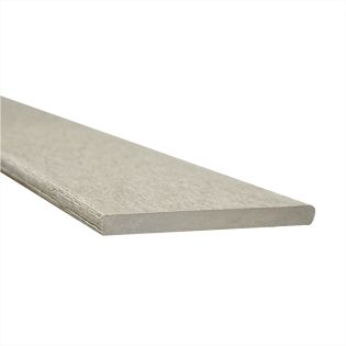 Planche de Fascia en Plastique Recyclé, Sable Riverain
