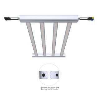 Lumière au Led Growz Canopy4 pour hydroponie, 320 W - 120 V