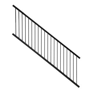Rampe d'escaliers en aluminium Kléco, Noir 37'' x 91''
