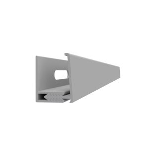 Moulure en J, 2 pièces, 1/2'' X 10', gris