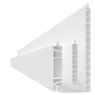 Panneau de PVC Norlock embouveté 8.5'' X 1 3/8'' X 20'