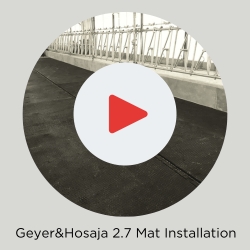 Geyer&Hosaka 2.7 stall mat installation